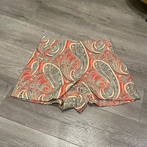 Zara Bohemian High Waisted Shorts